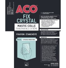Mastic colle hybride CRYSTALFLEX 530 300 ml Transparent